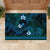 FSM Pohnpei State Rubber Doormat Tribal Pattern Ocean Version