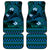 FSM Yap State Car Mats Tribal Pattern Ocean Version