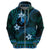 FSM Yap State Hoodie Tribal Pattern Ocean Version LT01 - Polynesian Pride