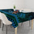 FSM Yap State Tablecloth Tribal Pattern Ocean Version