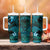 FSM Yap State Tumbler With Handle Tribal Pattern Ocean Version