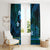 FSM Yap State Window Curtain Tribal Pattern Ocean Version