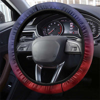 Northern Mariana Islands 4th of July Steering Wheel Cover Plumeria USA Eagle