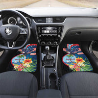 Guam Fourth of July Car Mats Tropical Flowers