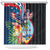 Guam Fourth of July Shower Curtain Tropical Flowers