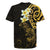 New Zealand Tuatara Plumeria Rugby Jersey Maori Gold Koru Tribal Tattoo