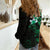 New Zealand Tuatara Plumeria Women Casual Shirt Maori Green Koru Tribal Tattoo