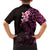 New Zealand Tuatara Plumeria Hawaiian Shirt Maori Pink Koru Tribal Tattoo