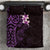 New Zealand Tuatara Plumeria Bedding Set Maori Purple Koru Tribal Tattoo