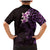New Zealand Tuatara Plumeria Family Matching Mermaid Dress and Hawaiian Shirt Maori Purple Koru Tribal Tattoo