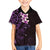 New Zealand Tuatara Plumeria Hawaiian Shirt Maori Purple Koru Tribal Tattoo