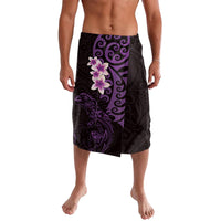 New Zealand Tuatara Plumeria Lavalava Maori Purple Koru Tribal Tattoo LT01 Purple - Polynesian Pride
