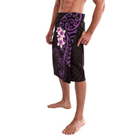 New Zealand Tuatara Plumeria Lavalava Maori Purple Koru Tribal Tattoo LT01 - Polynesian Pride