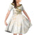 Gold Maori Tuatara Family Matching Mermaid Dress and Hawaiian Shirt Luxury Pastel Pattern