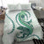 Green Maori Tuatara Bedding Set Luxury Pastel Pattern