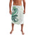 Green Maori Tuatara Lavalava Luxury Pastel Pattern