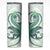 Green Maori Tuatara Skinny Tumbler Luxury Pastel Pattern
