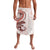 Red Maori Tuatara Lavalava Luxury Pastel Pattern