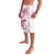 Pink Maori Tuatara Lavalava Luxury Pastel Pattern