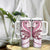 Pink Maori Tuatara Tumbler With Handle Luxury Pastel Pattern