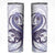 Purple Maori Tuatara Skinny Tumbler Luxury Pastel Pattern