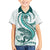 Teal Maori Tuatara Hawaiian Shirt Luxury Pastel Pattern