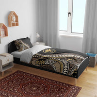 Hawaii Pineapple Brown Tribal Pattern Bedding Set - Polynesian Pride