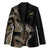 Hawaii Pineapple Brown Tribal Pattern Blazer - Polynesian Pride