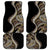 Hawaii Pineapple Brown Tribal Pattern Car Mats - Polynesian Pride