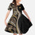 Hawaii Pineapple Brown Tribal Pattern Family Matching Tank Maxi Dress and Hawaiian Shirt - Polynesian Pride