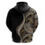 Hawaii Pineapple Brown Tribal Pattern Hoodie - Polynesian Pride