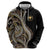 Hawaii Pineapple Brown Tribal Pattern Hoodie - Polynesian Pride