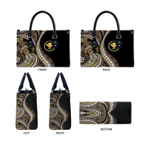 Hawaii Pineapple Brown Tribal Pattern Leather Bag LT01 - Polynesian Pride