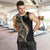Hawaii Pineapple Brown Tribal Pattern Men Tank Top - Polynesian Pride