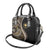 Hawaii Pineapple Brown Tribal Pattern Shoulder Handbag - Polynesian Pride