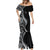 Hawaii Pineapple Gray Scale Tribal Pattern Mermaid Dress - Polynesian Pride