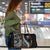 Hawaii Pineapple Gray Scale Tribal Pattern Travel Bag - Polynesian Pride
