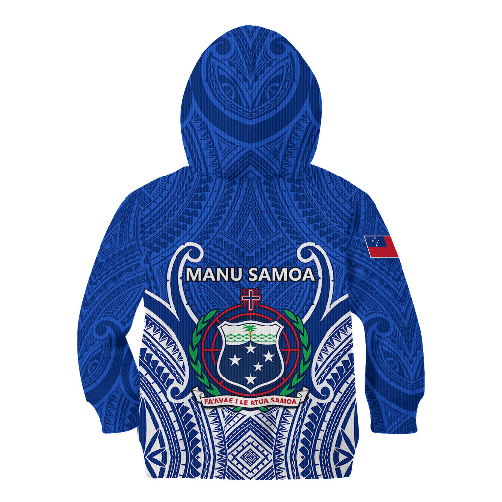 Samoa Rugby Kid Hoodie Manu Samoa Go 2023 World Cup LT01 - Polynesian Pride