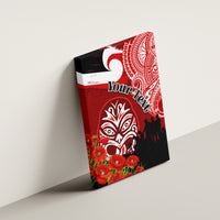 New Zealand ANZAC Waitangi Day Canvas Wall Art Lest We Forget Soldier Tiki Maori Style LT03 - Polynesian Pride