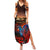 New Zealand Tui Bird Soldier ANZAC Summer Maxi Dress Lest We Forget LT03