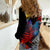 New Zealand Kohwhai Tui Bird Women Casual Shirt Silver Fern Version LT03 - Polynesian Pride
