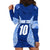 Custom Manu Samoa Rugby Hoodie Dress Polynesian Tattoo LT03