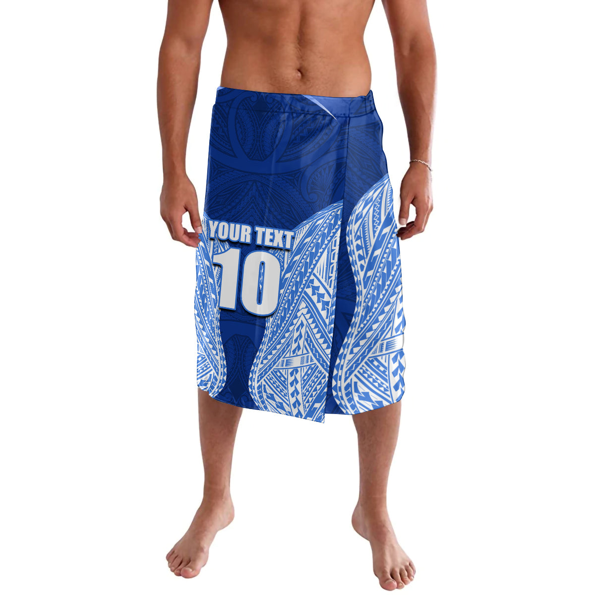 Custom Manu Samoa Rugby Lavalava Polynesian Tattoo LT03