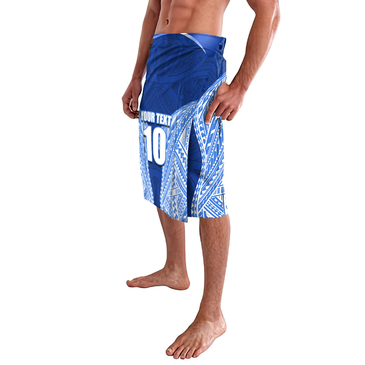 Custom Manu Samoa Rugby Lavalava Polynesian Tattoo LT03