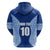 Custom Manu Samoa Rugby Zip Hoodie Polynesian Tattoo LT03