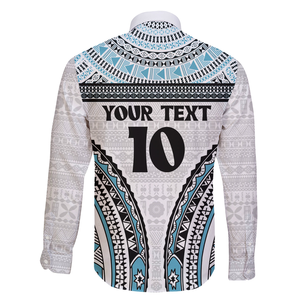Custom Flying Fijians Rugby Family Matching Mermaid Dress and Hawaiian Shirt Tapa Tribal Cloth LT03 - Polynesian Pride