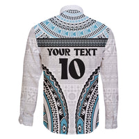 Custom Flying Fijians Rugby Family Matching Mermaid Dress and Hawaiian Shirt Tapa Tribal Cloth LT03 - Polynesian Pride