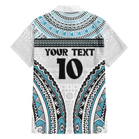 Custom Flying Fijians Rugby Family Matching Summer Maxi Dress and Hawaiian Shirt Tapa Tribal Cloth LT03 - Polynesian Pride