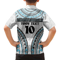 Custom Flying Fijians Rugby Family Matching Tank Maxi Dress and Hawaiian Shirt Tapa Tribal Cloth LT03 - Polynesian Pride