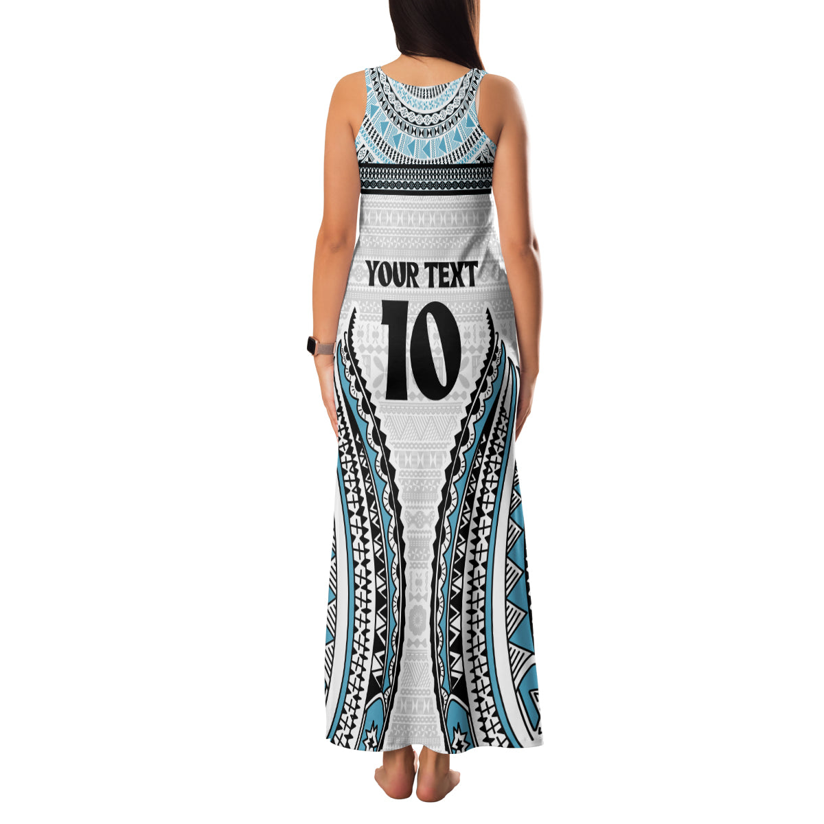 Custom Flying Fijians Rugby Family Matching Tank Maxi Dress and Hawaiian Shirt Tapa Tribal Cloth LT03 - Polynesian Pride